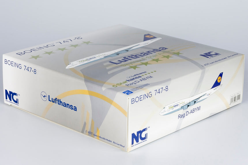 NG Model Lufthansa Boeing 747-8 D-ABYM(5 Starhansa titles) 1/400 Scale