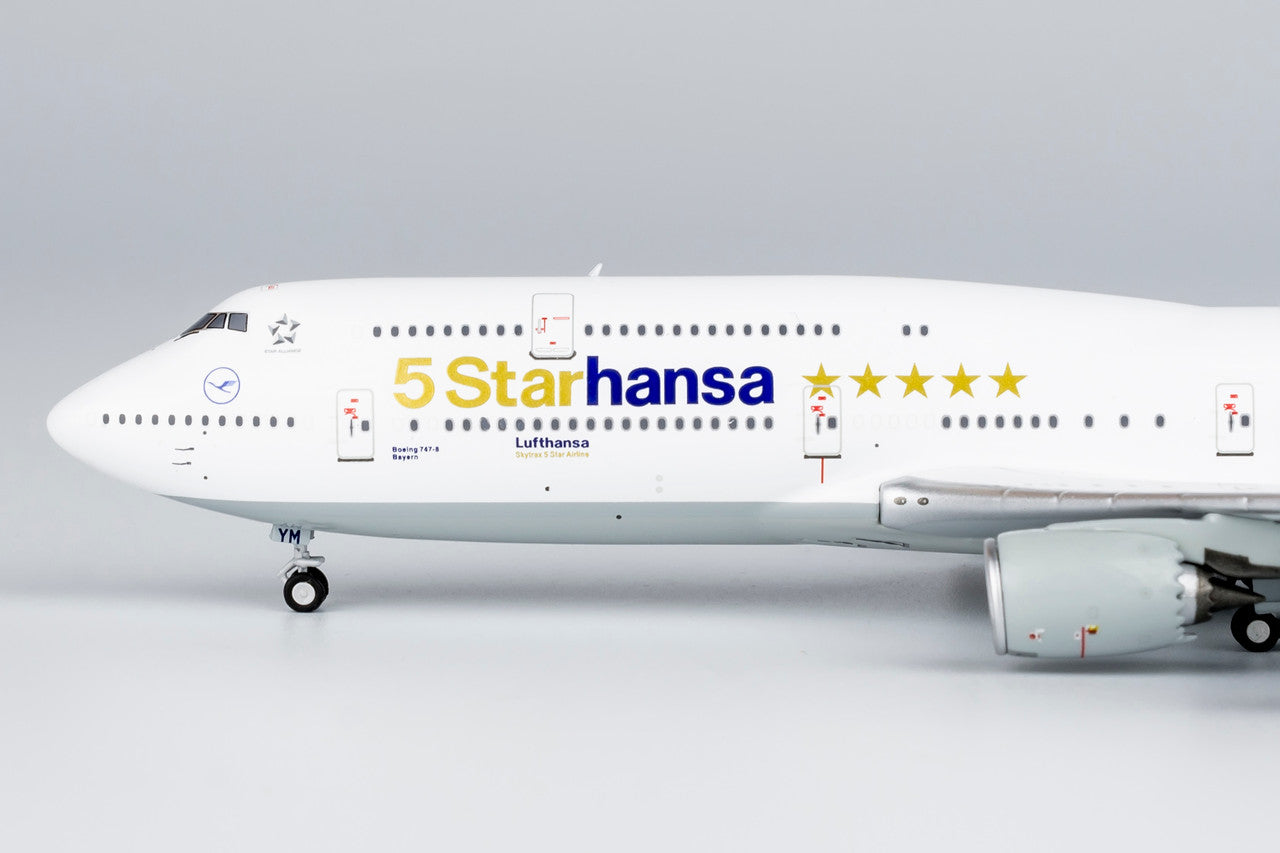 NG Model Lufthansa Boeing 747-8 D-ABYM(5 Starhansa titles) 1/400 Scale