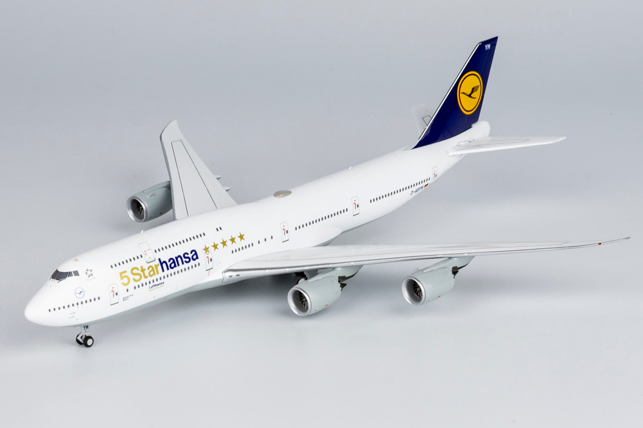 NG Model Lufthansa Boeing 747-8 D-ABYM(5 Starhansa titles) 1/400 Scale