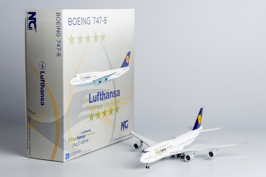 NG Model Lufthansa Boeing 747-8 D-ABYM(5 Starhansa titles) 1/400 Scale