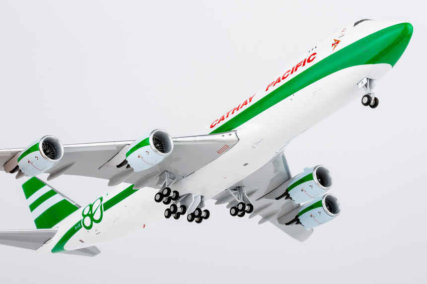 NG Models Cathay Pacific Airways Boeing 747-8F B-LJE (80 Years Anniversary Retro Livery) (Ultimate) 1/400 Aircraft Scale Model
