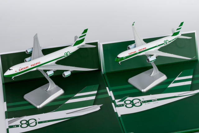 NG Models Cathay Pacific Airways Boeing 747-8F B-LJE (80 Years Anniversary Retro Livery) (Ultimate) 1/400 Aircraft Scale Model