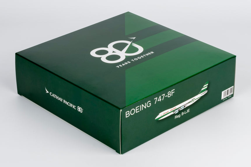NG Models Cathay Pacific Airways Boeing 747-8F B-LJE (80 Years Anniversary Retro Livery) 1/400 Aircraft Scale Model
