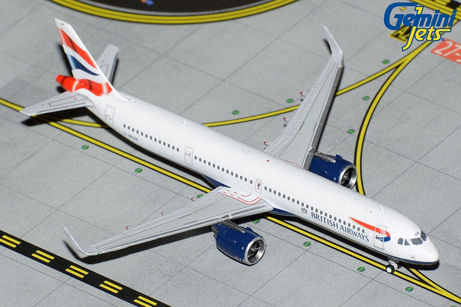 GeminiJets British Airways Airbus A321neo G-NEOR 1/400 Aircraft Scale Model