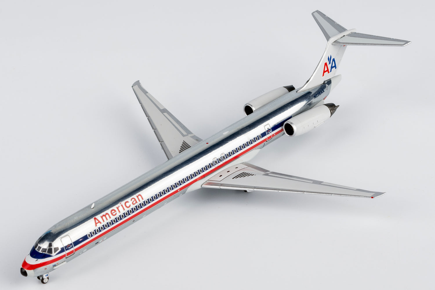 NG Models American Airlines (Black Nose Cone) McDonnell Douglas MD-82 N236AA 1/400 Scale
