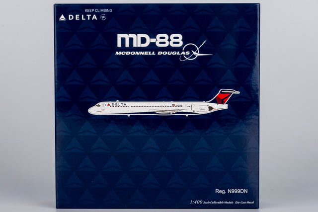 NG Models Delta Air Lines McDonnell Douglas MD-88 N999DN 1/400 Aircraft Scale Model