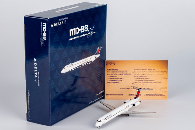 NG Models Delta Air Lines McDonnell Douglas MD-88 N999DN 1/400 Aircraft Scale Model