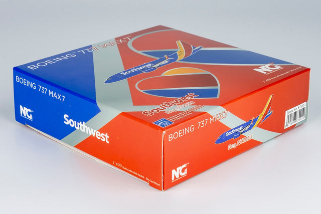 NG Models Southwest Airlines Boeing 737 MAX 7 N7203U 1/400 Aircraft Scale Model