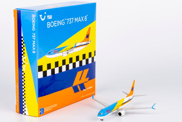 NG Models TUI fly Boeing 737 MAX 8 D-AMAH "50 Years" Livery 1/400 Scale Model