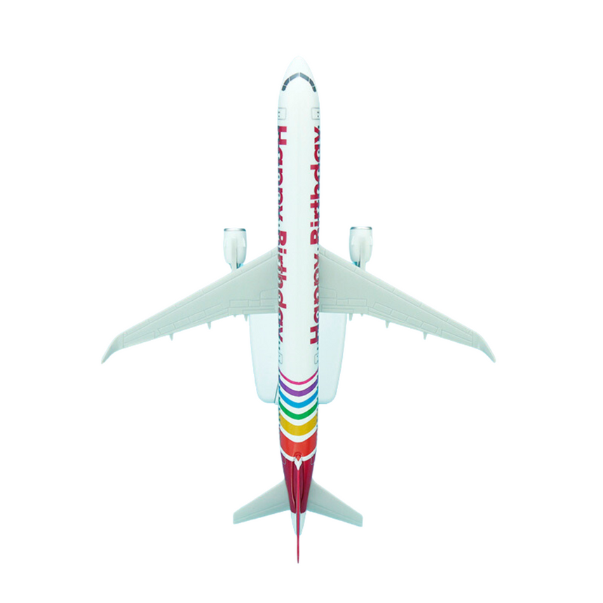 AeroClix Happy Birthday Airbus A321 1/200 Aircraft Scale Model