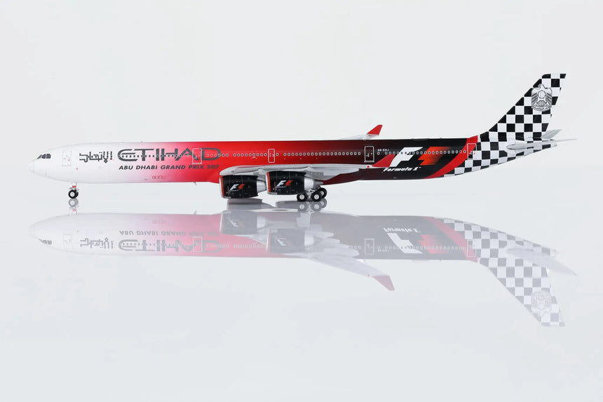 HX Models Etihad Airways A340-642 A6-EHJ "Abu Dhabi GP 2017" Standard Version 1/400 Scale