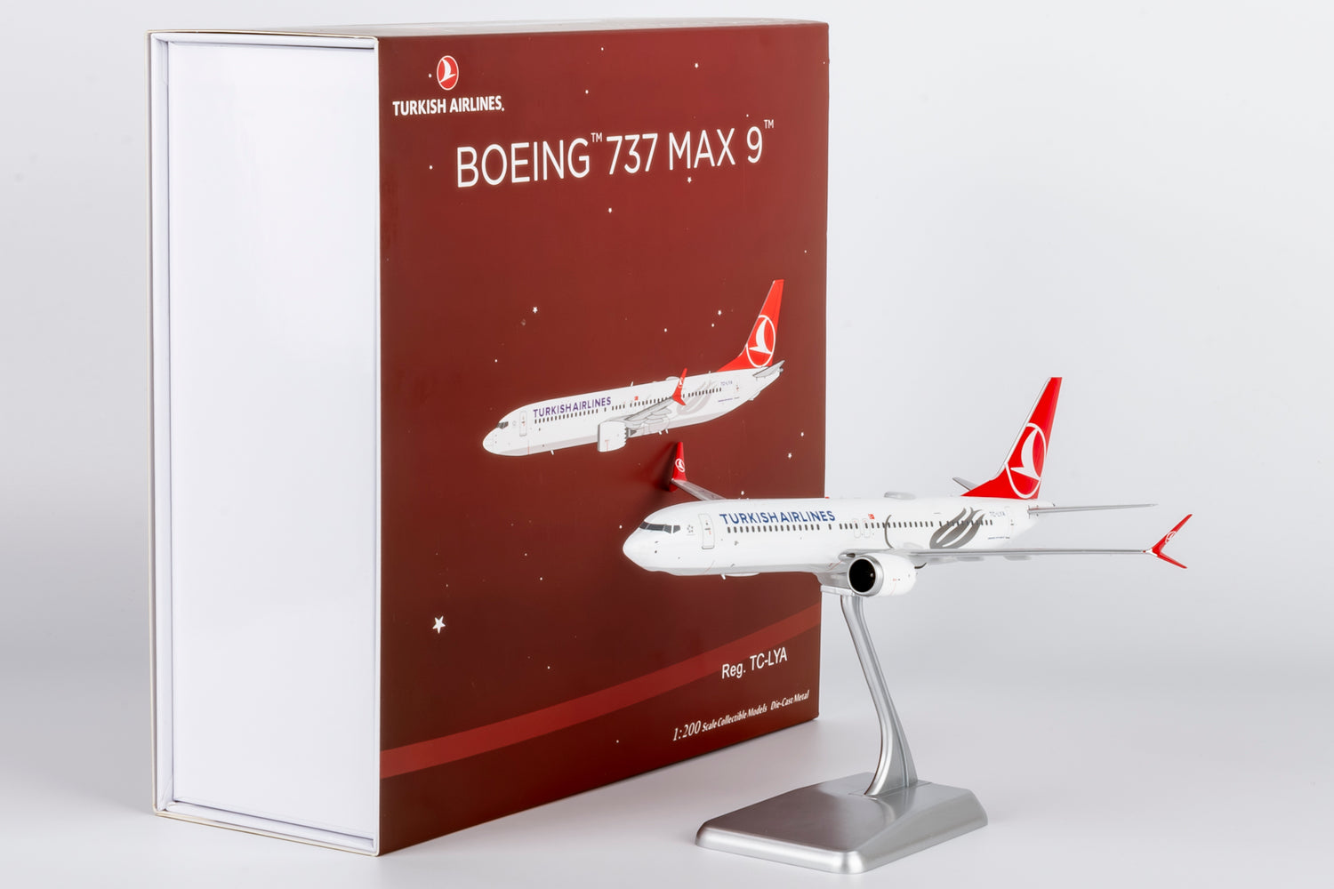 NG Models Turkish Airlines Boeing 737 MAX 9 TC-LYA 1/200 Scale