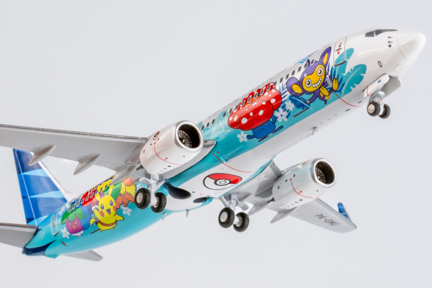 NG Models Garuda Indonesia Boeing 737-800/w PK-GMU 1/400 Aircraft Scale Model