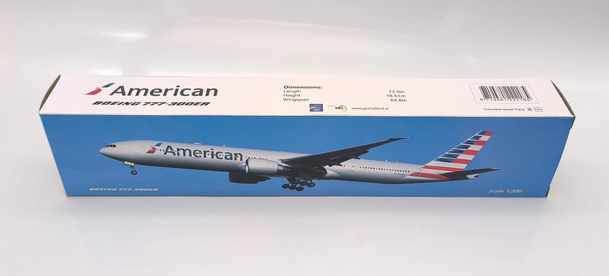 PPC Models American Airlines Boeing 777-300ER 1/200 Aircraft Scale Model