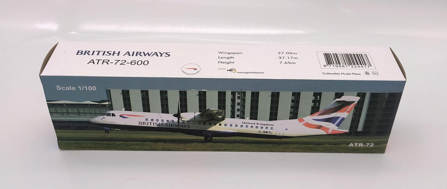 PPC Models British Airways ATR-72-600 1/100 Aircraft Scale Model