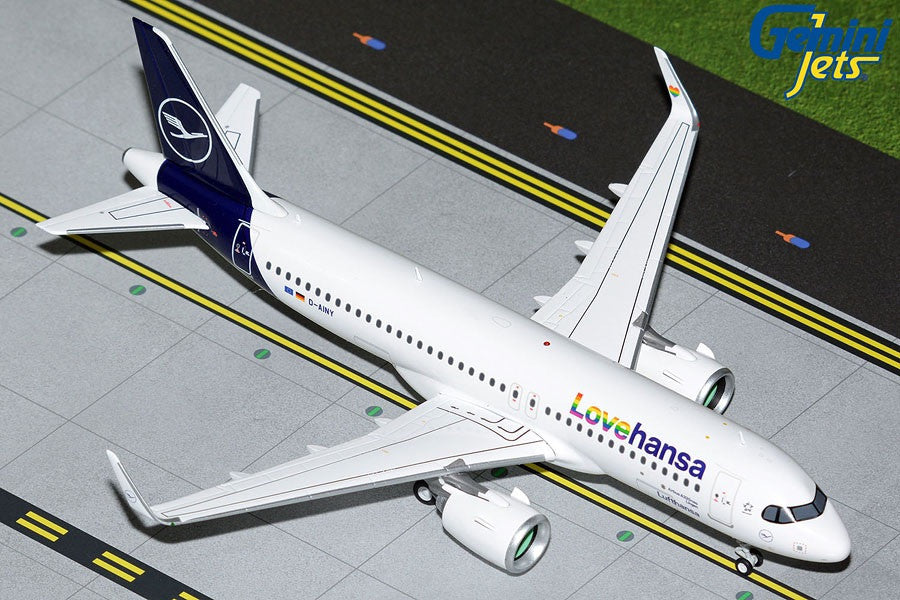 GeminiJets Lufthansa A320 NEO D-AINY "LOVEHANSA" 1/200 G2DLH1198