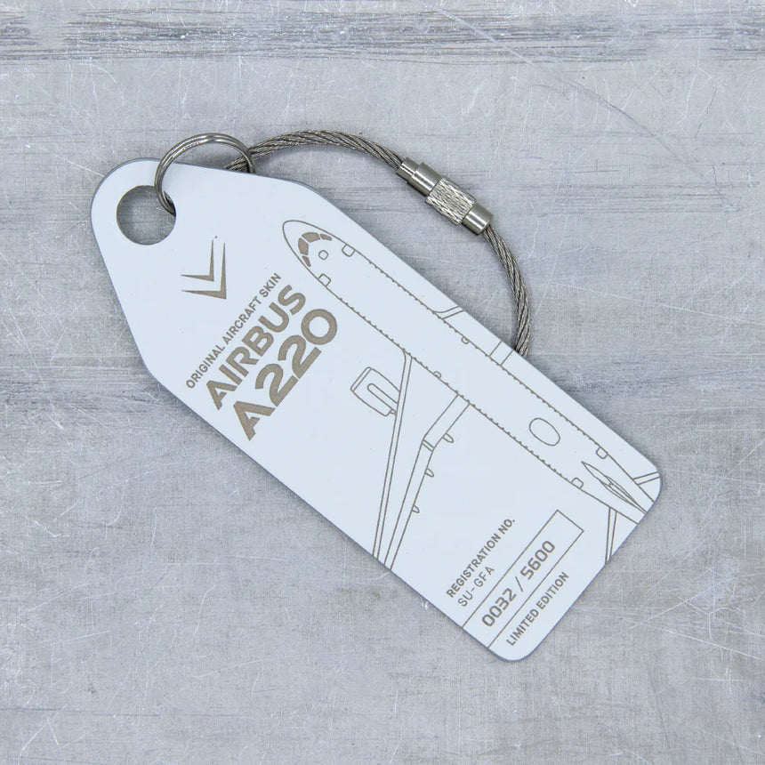 AviationTag EgyptAir Airbus A220 - SU-GFA White