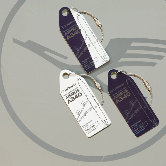 AviationTag Lufthansa Airbus A340 - D-AIHE Blue