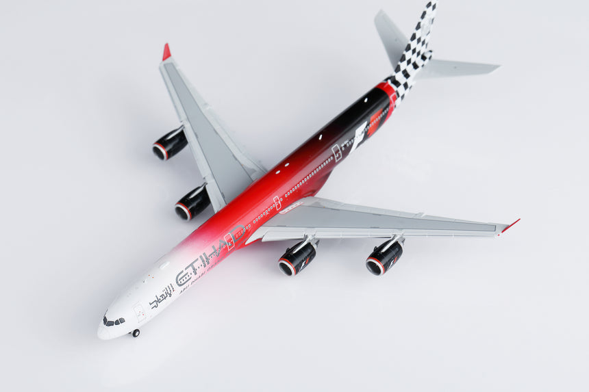 HX Models Etihad Airways Airbus A340-642 A6-EHJ "Abu Dhabi GP 2009" Flaps-Down 1/400 Scale