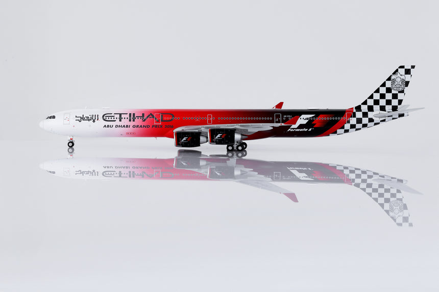 HX Models Etihad Airways Airbus A340-642 A6-EHJ "Abu Dhabi GP 2016" Flaps-Down 1/400 Scale