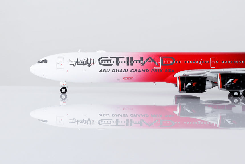 HX Models Etihad Airways Airbus A340-642 A6-EHJ "Abu Dhabi GP 2016" Flaps-Down 1/400 Scale