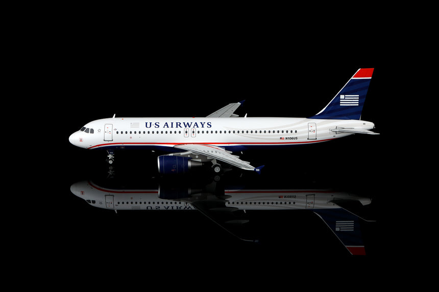 SQ Wings US Airways Airbus A320 N106US "Flaps Down" 1/200 Aircraft Scale Model