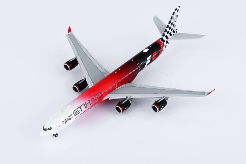 HX Models Etihad Airways Airbus A340-642 A6-EHJ "Abu Dhabi GP 2014" Flaps-Down 1/400 Scale