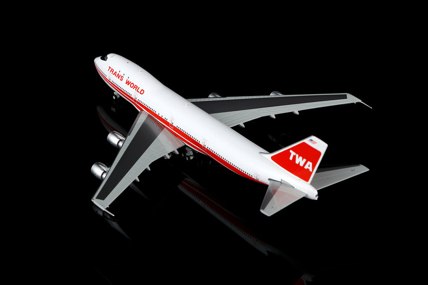 HX Models Trans World Airlines Boeing 747-100 N93107 1/400 Aircraft Scale Model