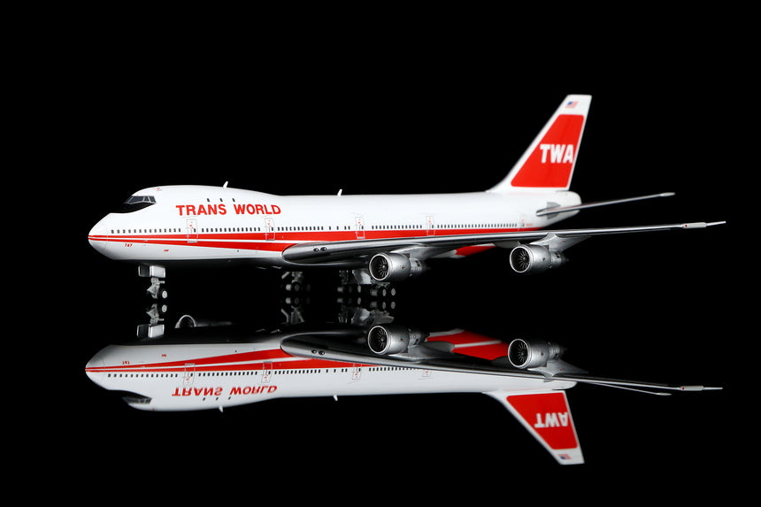 HX Models Trans World Airlines Boeing 747-100 N93107 1/400 Aircraft Scale Model