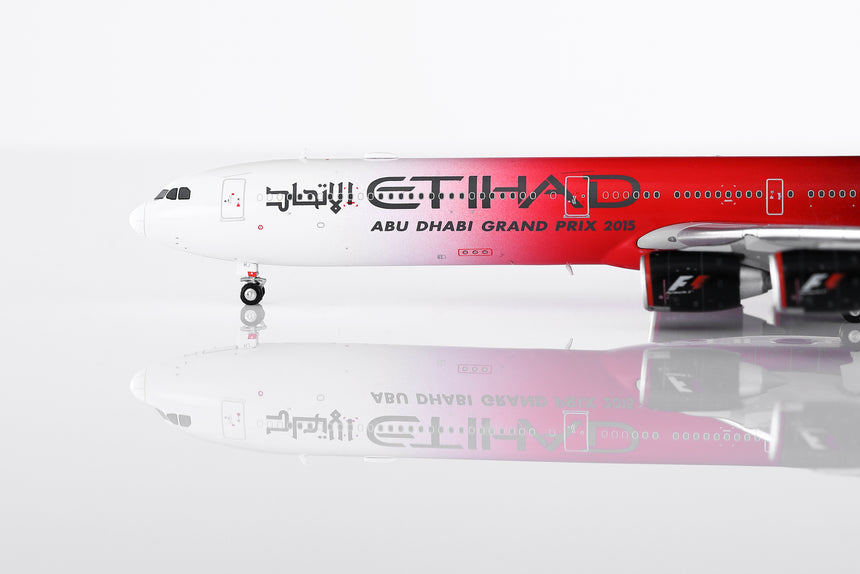HX Models Etihad Airways Airbus A340-642 A6-EHJ "Abu Dhabi GP 2015" Standard Version 1/400 Scale