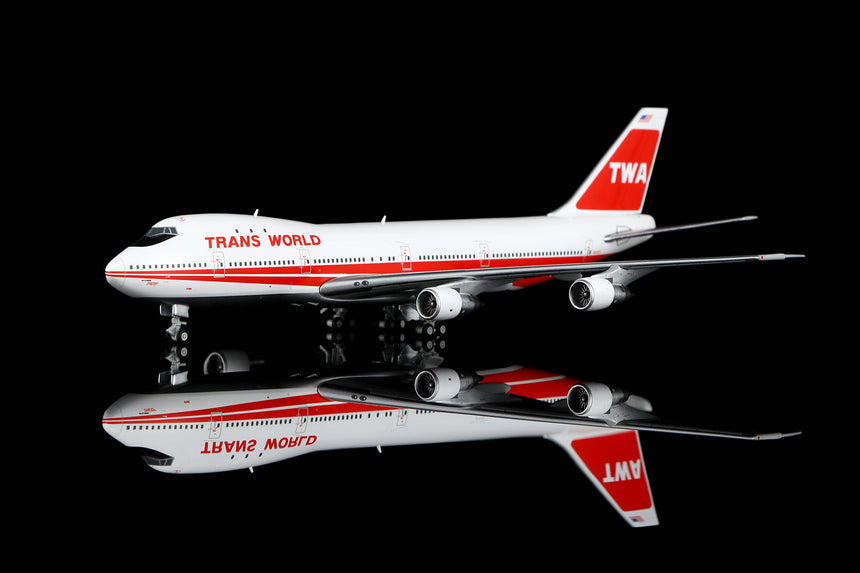 HX Models Trans World Airlines Boeing 747-100 N93105 1/400 Aircraft Scale Model
