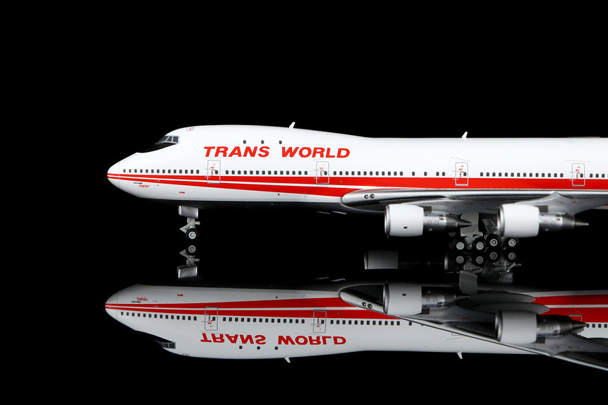 HX Models Trans World Airlines Boeing 747-100 N93105 1/400 Aircraft Scale Model