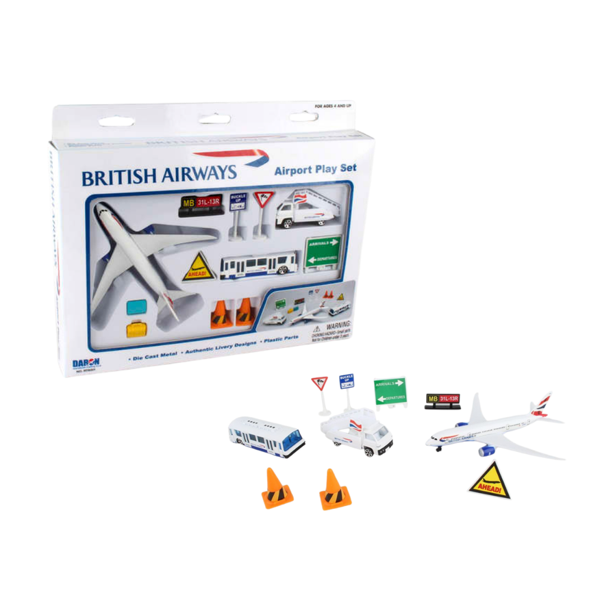 British Airways Model Airport Play Set Toy