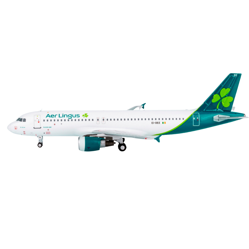 NG Models Aer Lingus "New Livery" Airbus A320-200 EI-DEE 1/400 Aircraft Scale Model