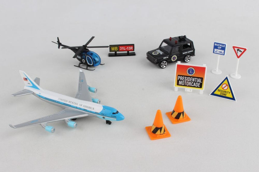 Air Force One Model Airport Play Set Toy