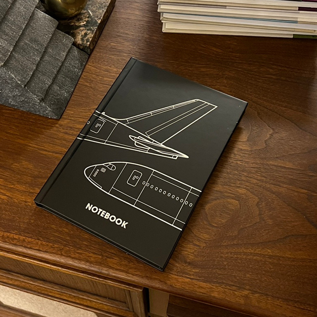 The Aviators Black Notebook