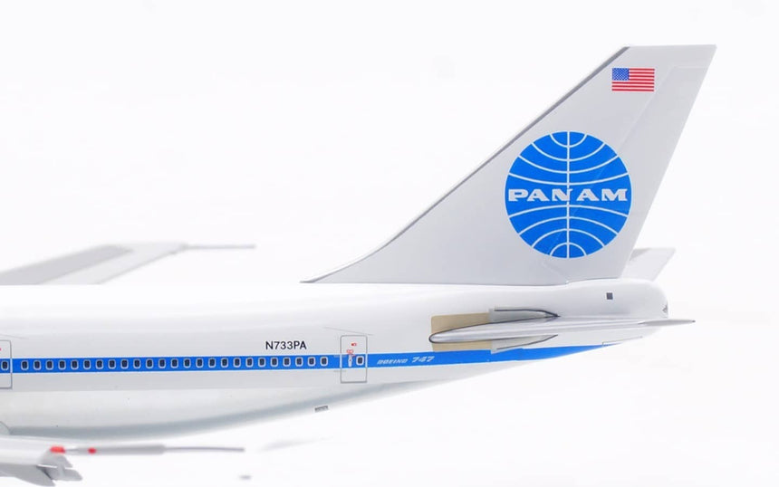 HX Models Pan Am Boeing B747-100 “Clipper Young America” N733PA Flaps-Down Version 1/400 Scale