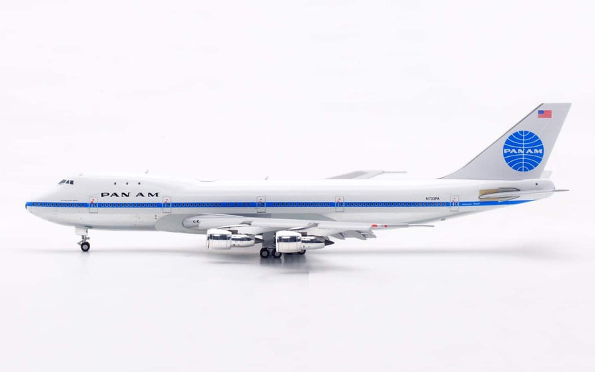 HX Models Pan Am Boeing B747-100 “Clipper Young America” N733PA Flaps-Down Version 1/400 Scale