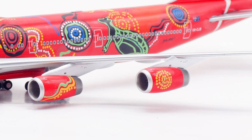 HX Models Qantas B747-400 "Wunala Dreaming" VH-OJB 1/400 Aircraft Scale Model
