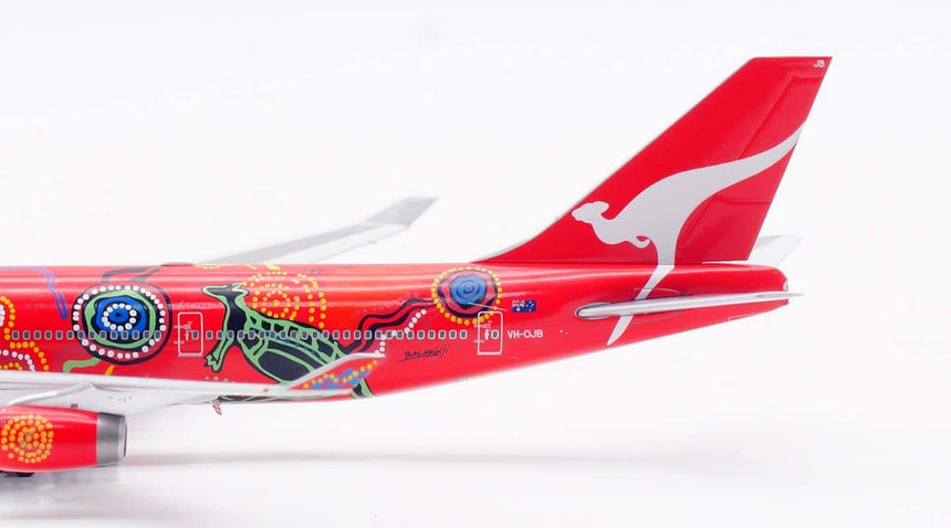 HX Models Qantas B747-400 "Wunala Dreaming" VH-OJB 1/400 Aircraft Scale Model