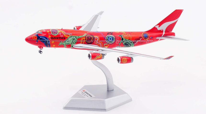 HX Models Qantas B747-400 "Wunala Dreaming" VH-OJB 1/400 Aircraft Scale Model