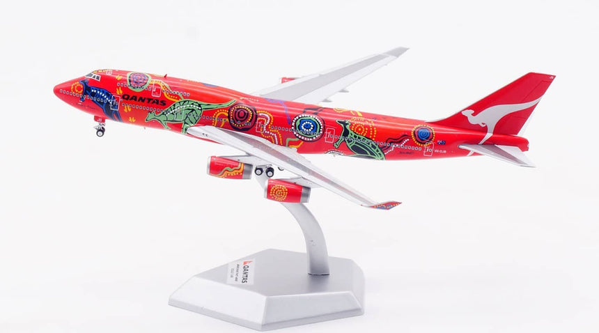 HX Models Qantas B747-400 "Wunala Dreaming" VH-OJB 1/400 Aircraft Scale Model
