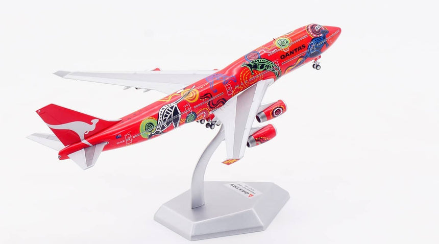 HX Models Qantas B747-400 "Wunala Dreaming" VH-OJB 1/400 Aircraft Scale Model