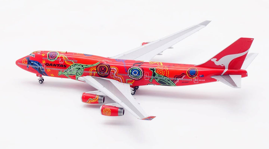 HX Models Qantas B747-400 "Wunala Dreaming" VH-OJB 1/400 Aircraft Scale Model