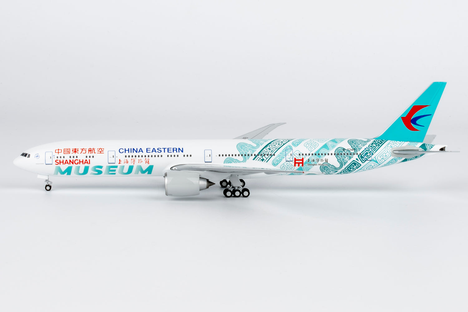 NG Models China Eastern Airlines "Shanghai Museum" livery Boeing 777-300ER B-7349 Lite Edition 1/400 Aircraft Scale Model