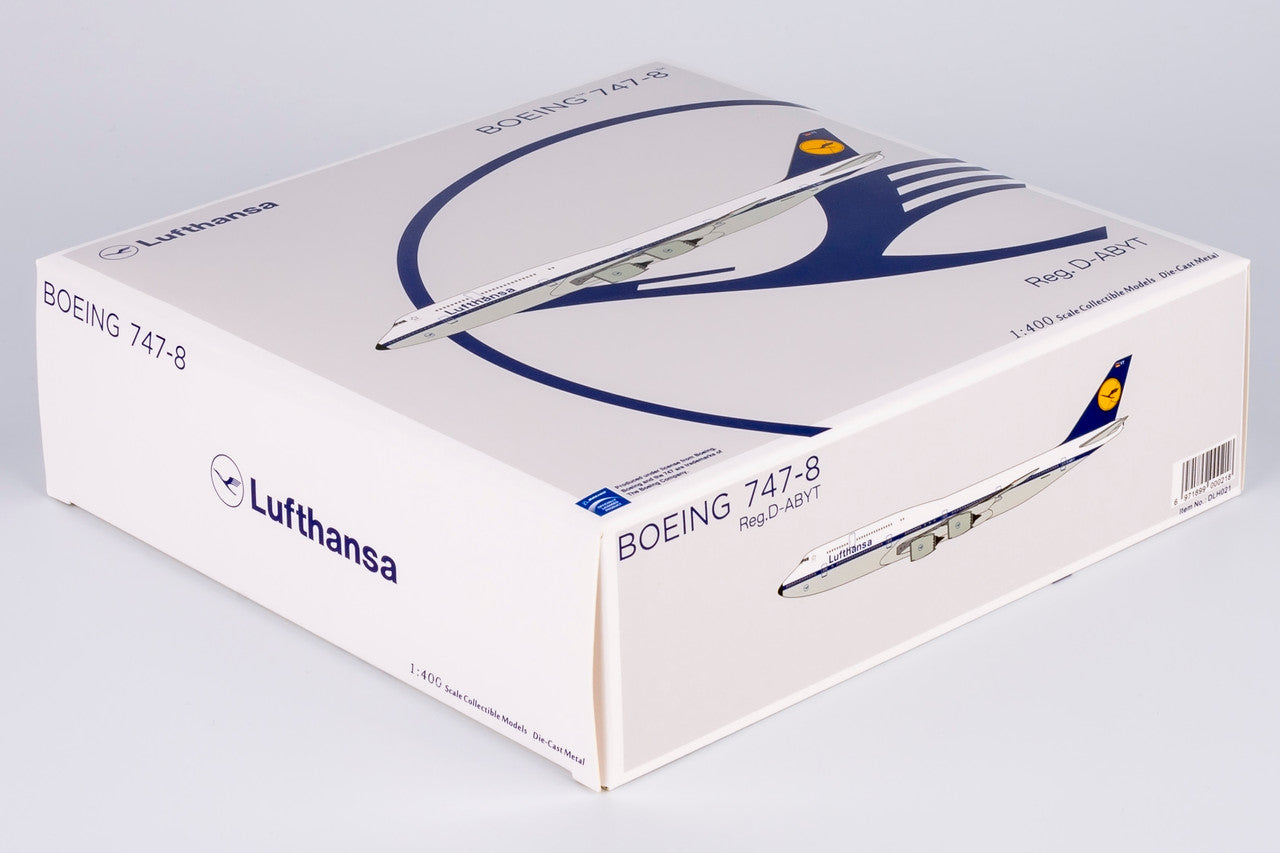 NG Models Lufthansa Retro Colors Boeing B747-8 D-ABYT Lite Edition 1/400 Scale