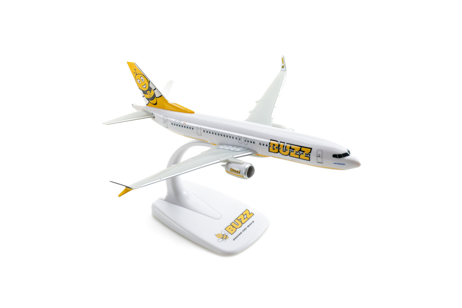 BUZZ Boeing 737 Max8 SP-RZA 1/200 20cm - Snap-fit Aircraft Scale Model