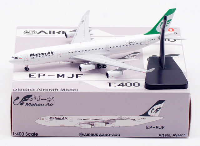 Aviation400 Mahan Air Airbus A340-313 EP-MJF 1/400 Aircraft Scale Model