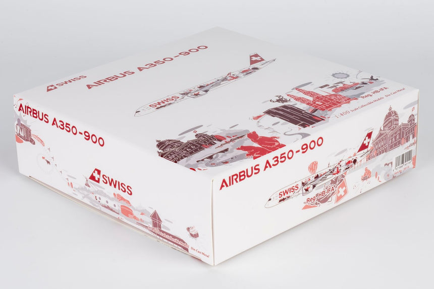 NG Models Swiss "Wanderlust" Airbus A350-900 HB-IFA 1/400 Aircraft Scale Model