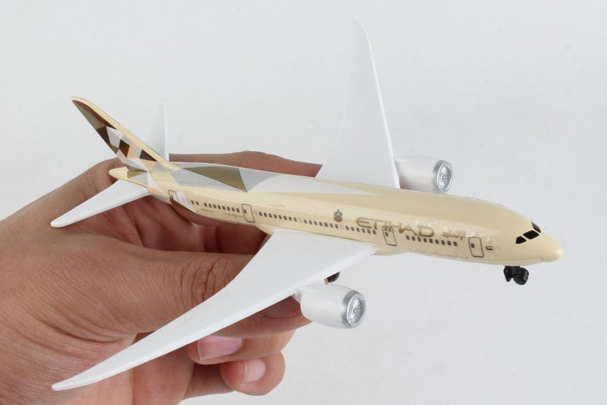 Etihad Boeing 787 Airplane Model Toy